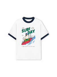 Áo Thun Ringer Relaxed Fit Suft Day