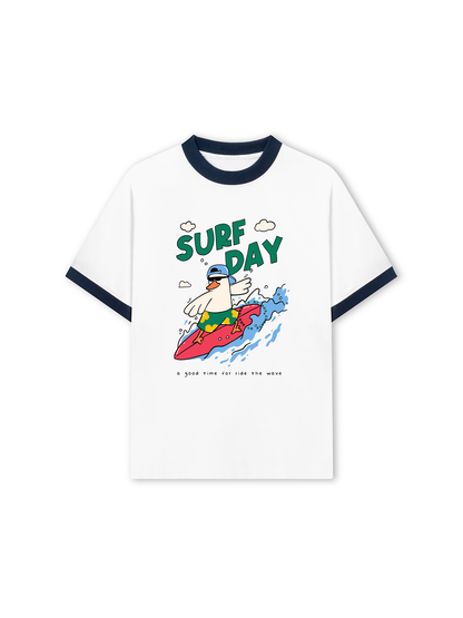Áo Thun Ringer Relaxed Fit Suft Day