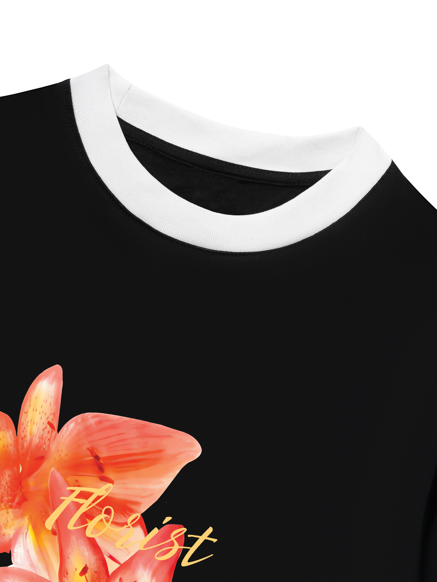 Áo Thun Ringer Relaxed Fit Summer Florist