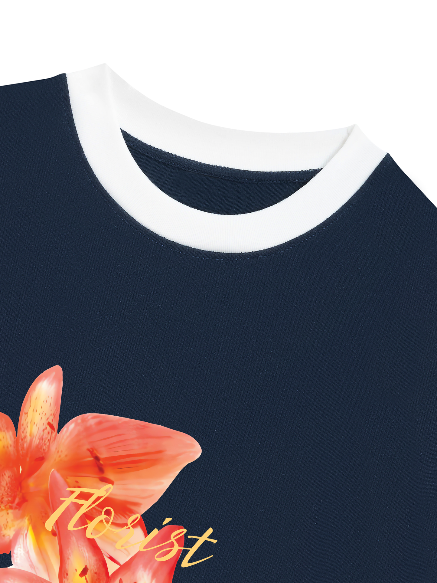 Áo Thun Ringer Relaxed Fit Summer Florist