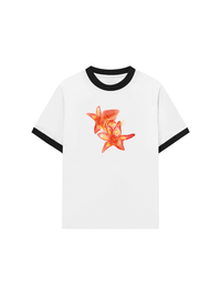 Áo Thun Ringer Relaxed Fit Summer Florist