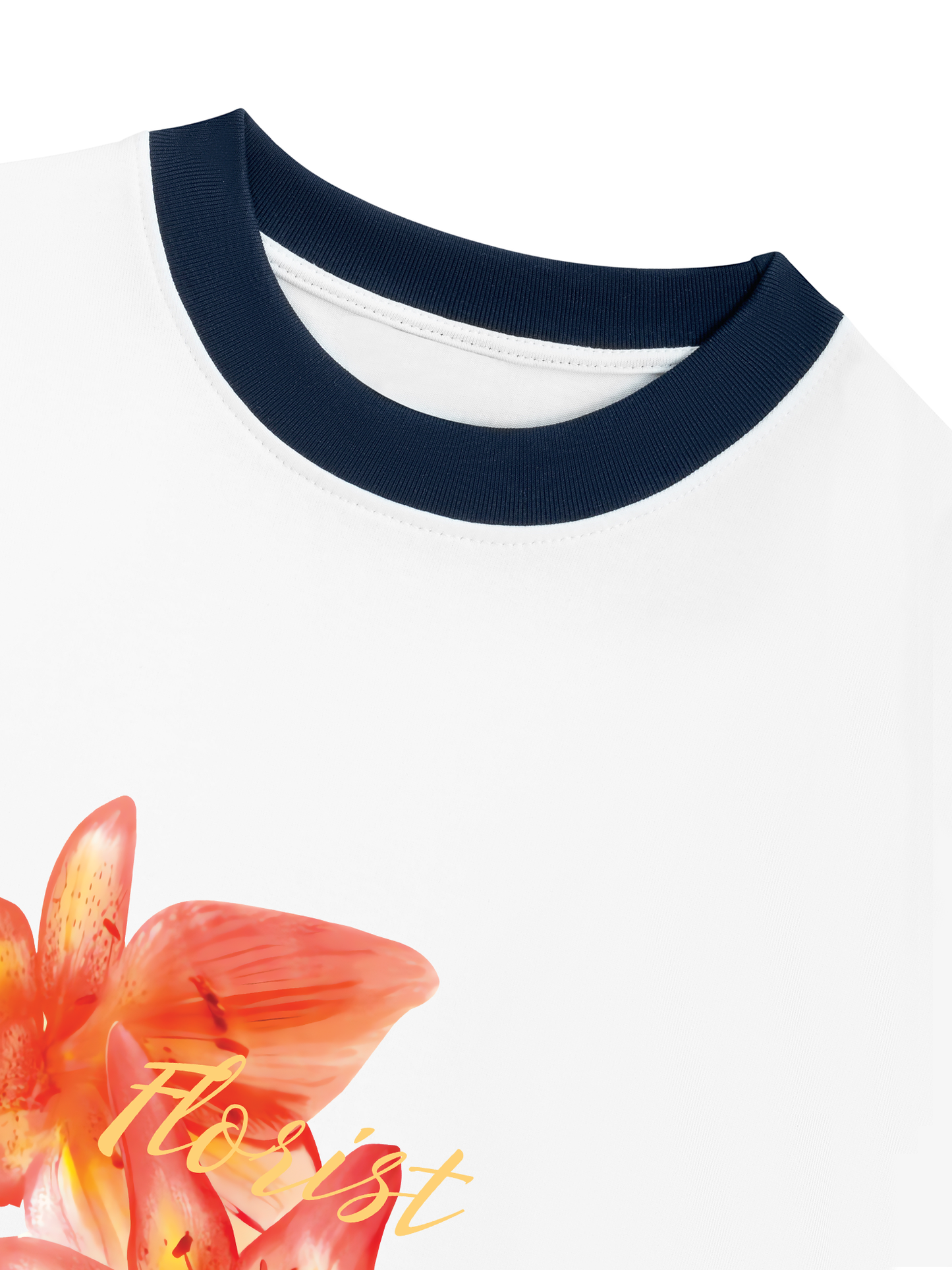 Áo Thun Ringer Relaxed Fit Summer Florist