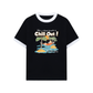 Áo Thun Ringer Relaxed Fit Summer Vibes Chill Out