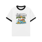 Áo Thun Ringer Relaxed Fit Summer Vibes Chill Out