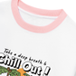 Áo Thun Ringer Relaxed Fit Summer Vibes Chill Out