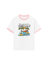 Áo Thun Ringer Relaxed Fit Summer Vibes Chill Out