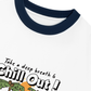 Áo Thun Ringer Relaxed Fit Summer Vibes Chill Out