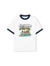 Áo Thun Ringer Relaxed Fit Summer Vibes Chill Out