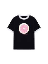 Áo Thun Ringer Relaxed Fit Pink Limon Cello