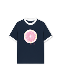 Áo Thun Ringer Relaxed Fit Pink Limon Cello