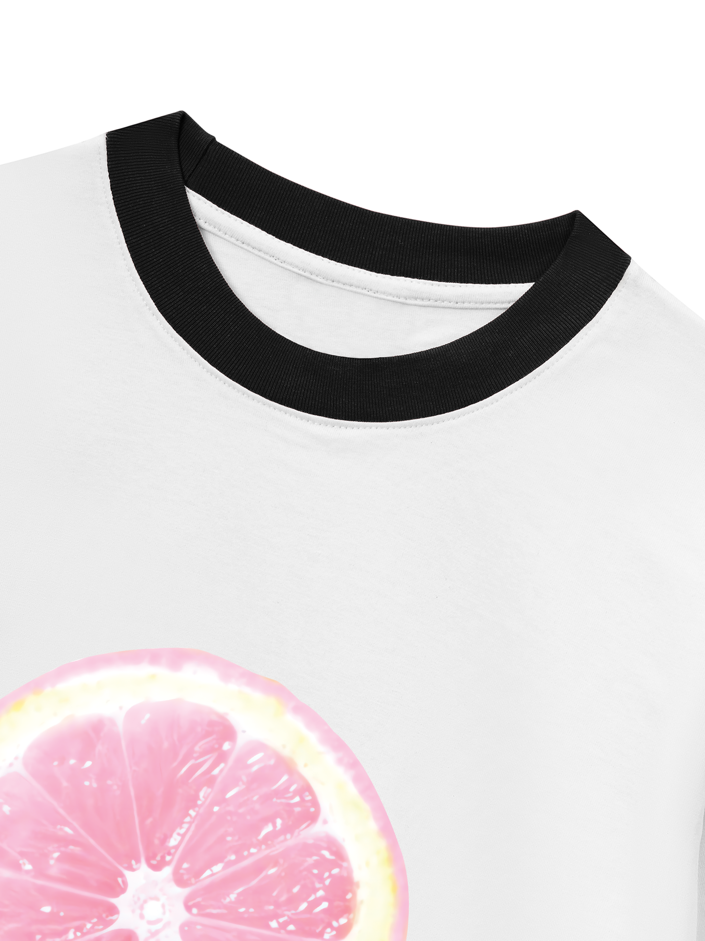 Áo Thun Ringer Relaxed Fit Pink Limon Cello