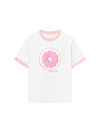 Áo Thun Ringer Relaxed Fit Pink Limon Cello