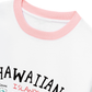 Áo Thun Ringer Relaxed Fit Summer Vibes Hawaiian