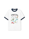 Áo Thun Ringer Relaxed Fit Summer Vibes Hawaiian