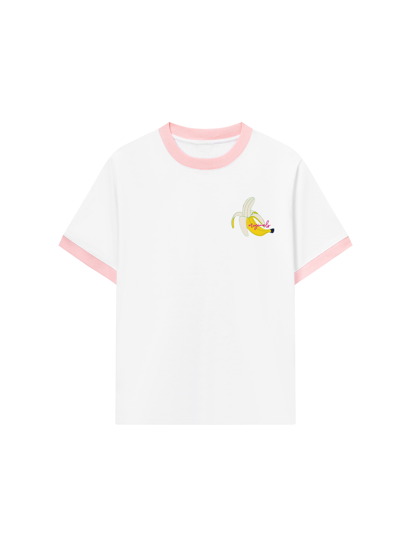Áo Thun Ringer Relaxed Fit Summer Vibes Cute Banana