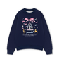 Áo Sweater Nỉ Hai Da Cute Girl Pink Bow And Animal