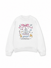 Áo Sweater Nỉ Hai Da Cute Girl Pink Bow And Animal