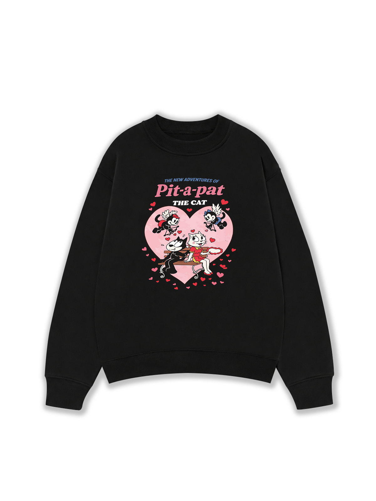 Áo Sweater Nỉ Hai Da Cute Girl Funny Cat Couple