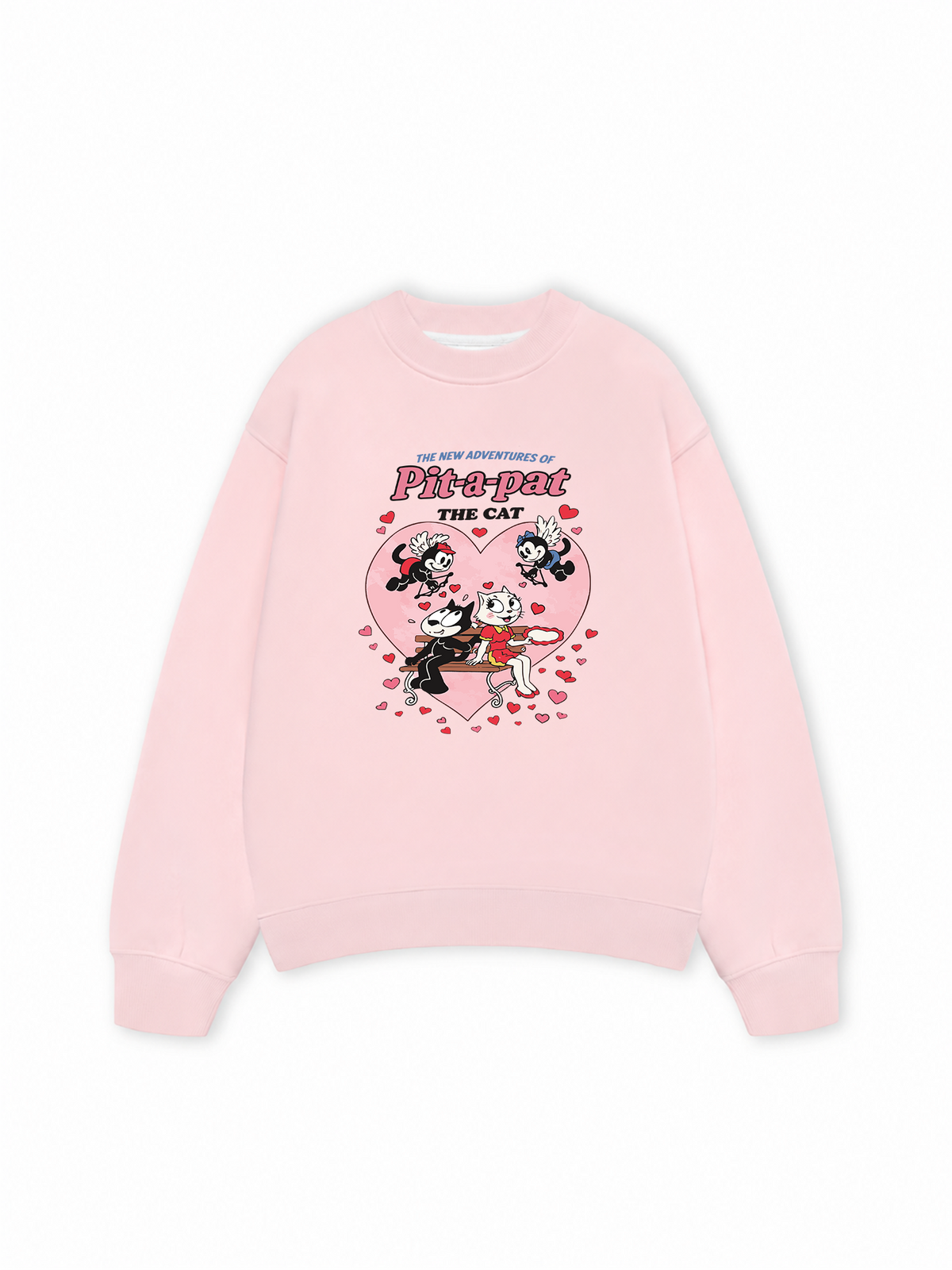 Áo Sweater Nỉ Hai Da Cute Girl Funny Cat Couple