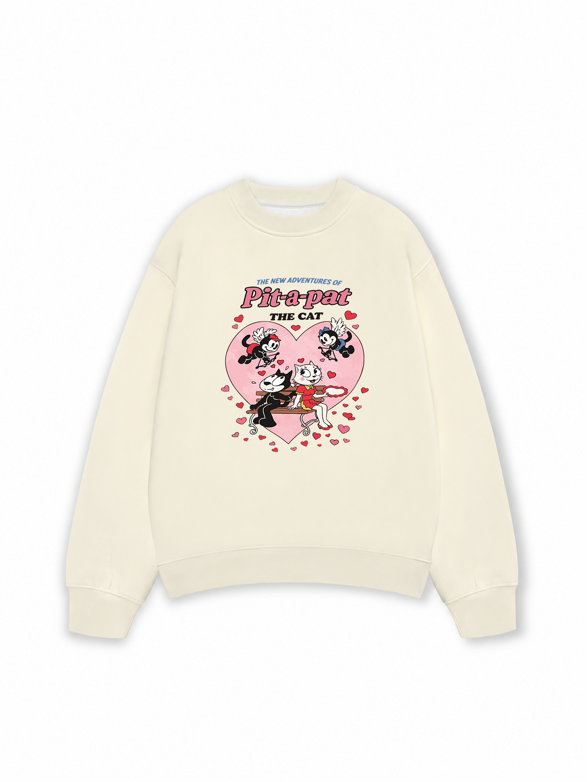 Áo Sweater Nỉ Hai Da Cute Girl Funny Cat Couple