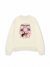 Áo Sweater Nỉ Hai Da Cute Girl Funny Cat Couple
