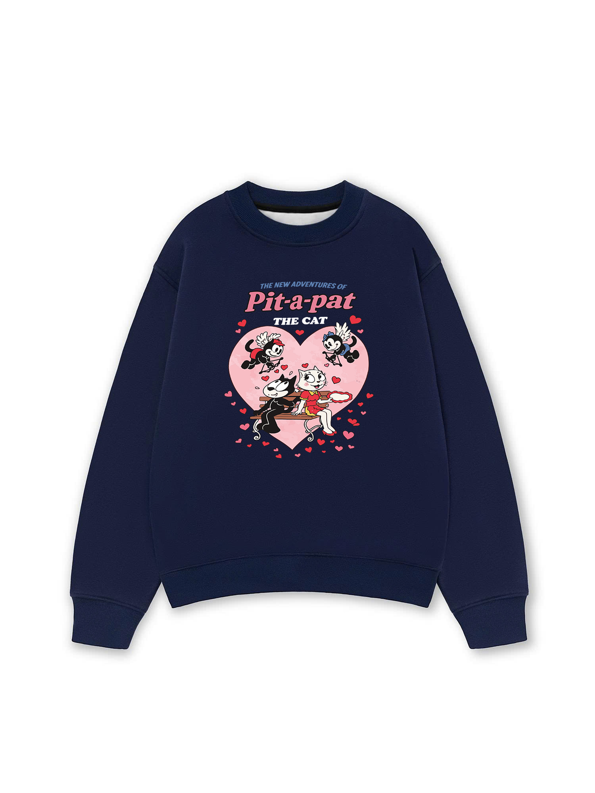 Áo Sweater Nỉ Hai Da Cute Girl Funny Cat Couple