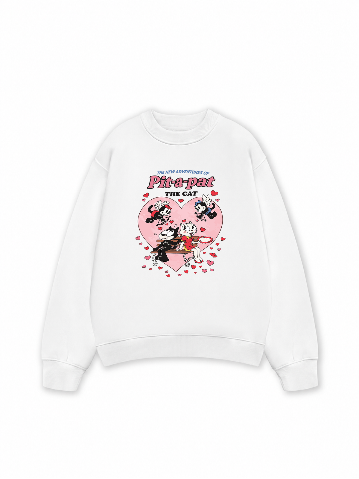 Áo Sweater Nỉ Hai Da Cute Girl Funny Cat Couple
