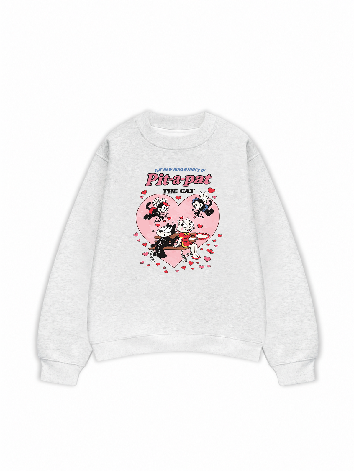 Áo Sweater Nỉ Hai Da Cute Girl Funny Cat Couple