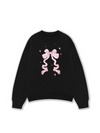 Áo Sweater Nỉ Hai Da Cute Girl Pink Bow Bunny