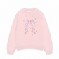 Áo Sweater Nỉ Hai Da Cute Girl Pink Bow Bunny