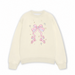 Áo Sweater Nỉ Hai Da Cute Girl Pink Bow Bunny
