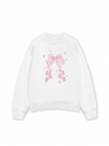 Áo Sweater Nỉ Hai Da Cute Girl Pink Bow Bunny