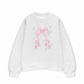 Áo Sweater Nỉ Hai Da Cute Girl Pink Bow Bunny