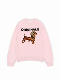 Áo Sweater Nỉ Hai Da Retro Leopard Dashund