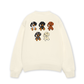 Áo Sweater Nỉ Hai Da Retro Leopard Dashund