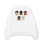 Áo Sweater Nỉ Hai Da Retro Leopard Dashund