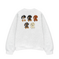 Áo Sweater Nỉ Hai Da Retro Leopard Dashund