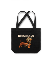 Túi Tote Retro Leopard Dashund