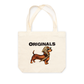 Túi Tote Retro Leopard Dashund