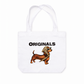 Túi Tote Retro Leopard Dashund