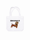 Túi Tote Retro Leopard Dashund