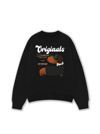 Áo Sweater Nỉ Hai Da Animal l Mood Dots Dachhund