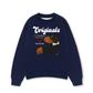 Áo Sweater Nỉ Hai Da Animal l Mood Dots Dachhund