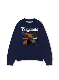 Áo Sweater Nỉ Hai Da Animal l Mood Dots Dachhund
