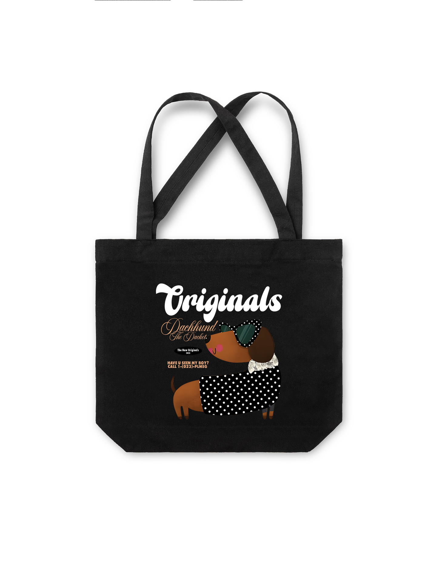 Túi Tote Animal l Mood Dots Dachhund