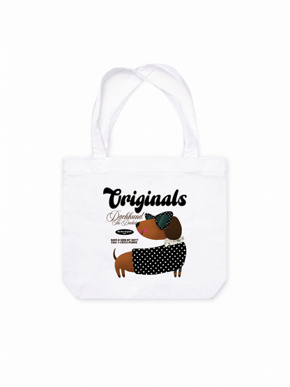 Túi Tote Animal l Mood Dots Dachhund