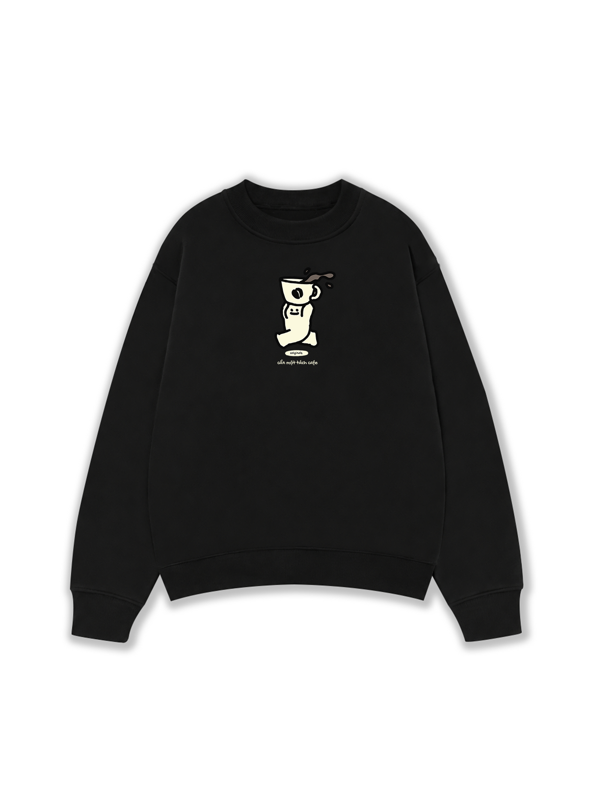 Áo Sweater Nỉ Hai Da Cần Một Tách Cafe