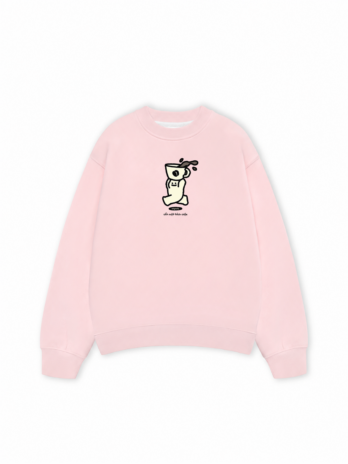 Áo Sweater Nỉ Hai Da Cần Một Tách Cafe