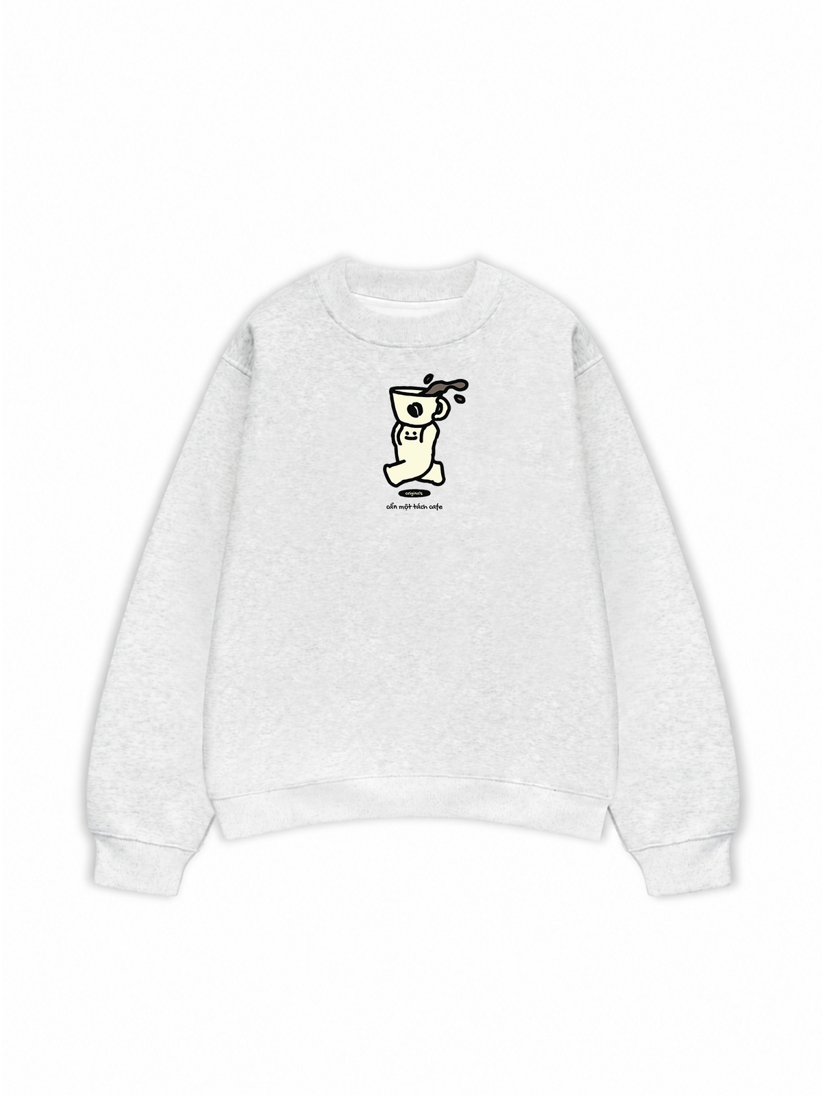 Áo Sweater Nỉ Hai Da Cần Một Tách Cafe