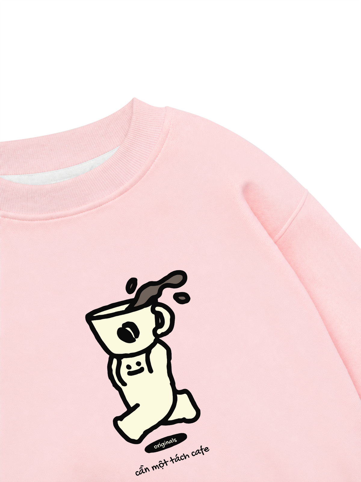 Áo Sweater Nỉ Hai Da Cần Một Tách Cafe